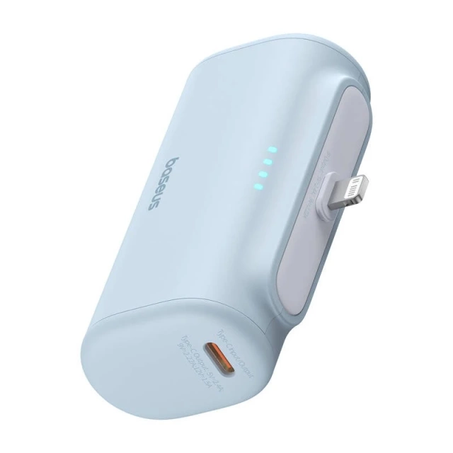 Powerbank Baseus Compact IP 5000mAh 20W Lightning + USB-C Niebieski
