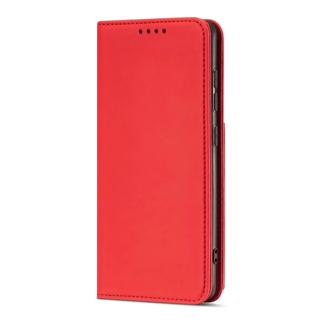 Magnet Card Case Case for Xiaomi Redmi Note 11 Pro Pouch Wallet Card Holder Red