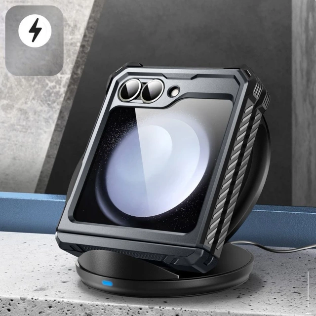 Etui Supcase IBLSN ArmorBox pro Samsung Galaxy Z Flip 6 Black