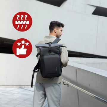 Mark Ryden Camera and Gear Backpack, Waterproof, 30L Capacity, Impact Resistant EVA, with Compartments for Accessories and a 15.6" Laptop (48×27×19 cm) – Black