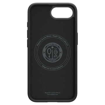 Чохол для iPhone 16e Spigen Liquid Air Mag MagSafe Matte Black