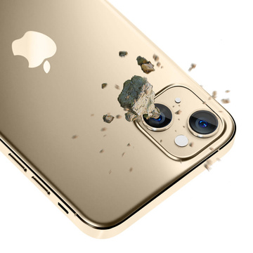 3mk Lens Protection Pro phone lens protector for Apple iPhone 14 Plus Gold