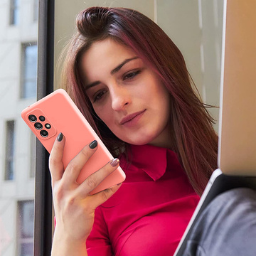 Ochranné tenké mäkké puzdro Alogy pre Samsung Galaxy A53 / A53 5G ružové sklo