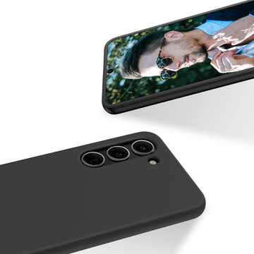 Etui telefónu Samsung Galaxy S23 5G - 3mk matné puzdro čierne