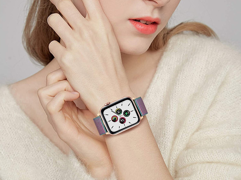 Milánský náramek Alogy strap pro Apple Watch 42/44/45 / 49mm Multicolor