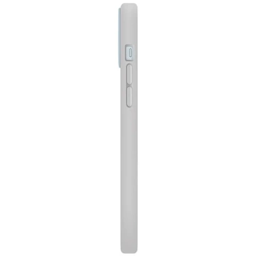 Etui UNIQ Lino Hue для iPhone 15 6.1" Magclick Charging jasnoszary/chalk grey