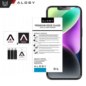 2x Alogy gehärtetes Glas für den Bildschirm für Apple iPhone 13/13 Pro / 14