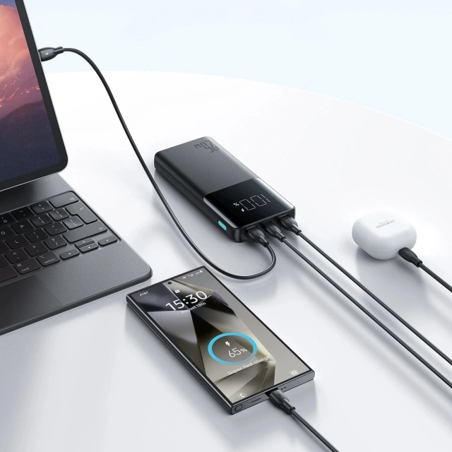 Joyroom 10000 mAh 25 W Powerbank – Schnelles Laden von 3 Geräten gleichzeitig