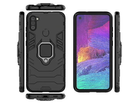 Pouzdro Alogy Stand Ring Armor pro Samsung Galaxy M11 / A11 černé