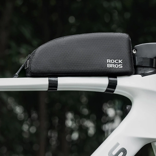 Rockbros 0.9l wasserdichte Fahrradtasche für Rahmen-Oberrohr - Schwarz