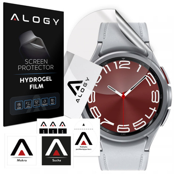 2 захисні плівки Alogy Hydrogel Smartwatch для Samsung Watch 6 Classic 43 мм