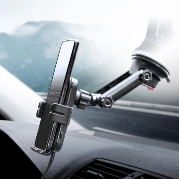 Nabíjačka do auta FORCELL F-GRIP HS4 Indukčná 15W čierna