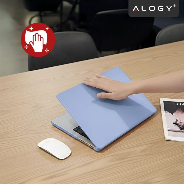 Schutzhülle für Apple MacBook Air 13" / 13,3" (2018–2021) (M1 A2337/A2179/A1932) – Flexible, matte Schutzhülle, leicht und widerstandsfähig – Alogy AirGuard™ Lavendel