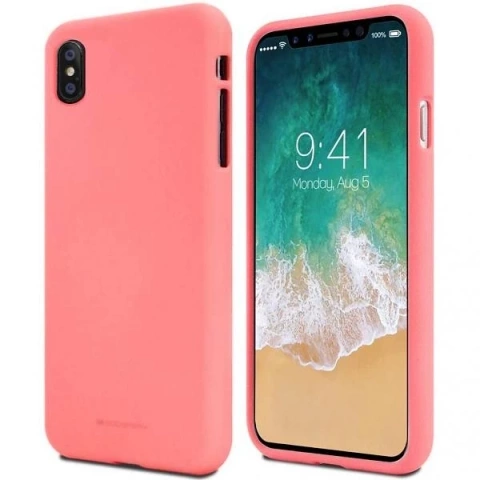 Mercury Soft phone case for iPhone 14 Pro pink/pink