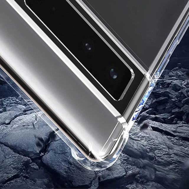 Silikónové puzdro ShockProof Alogy pre Google Pixel 6 Transparent