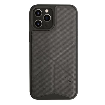 UNIQ pouzdro Transforma iPhone 12 Pro Max 6,5" šedá / uhlově šedá