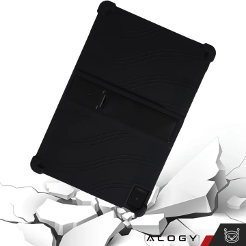 Puzdro na TCL TAB 10 Gen2 8496G 10,36" 10,4 tablet Kryt silikónové puzdro Alogy Stojan čierne