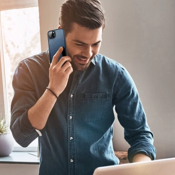 Dux Ducis Fino case cover covered with nylon material iPhone 14 Plus red