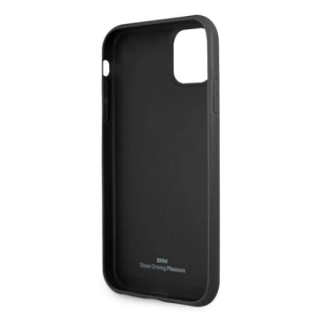 Etui BMW BMHCN61RSWPK do Apple iPhone 11/ XR pevné pouzdro kožené perforované