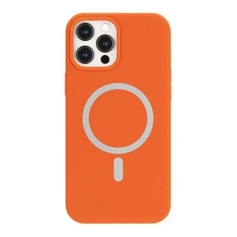 Mercury MagSafe Silicone Case for iPhone 12 mini 5.4" Orange/Orange