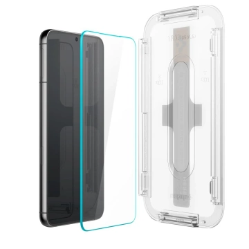 2x Tempered Glass Screen Protector Spigen Glas.Tr "EZ FIT" for Samsung Galaxy S23 Clear