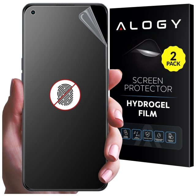 2x Folia "MATOWA" do Oppo Reno7 4G Hydrożelowa Alogy HydroSkin Matte Pro™ na ekran do etui "BEZ ODCISKU PALCÓW"