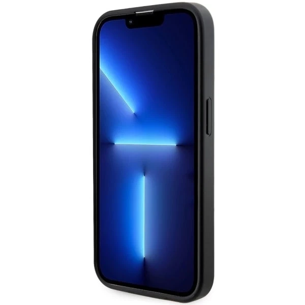 Etui na telefon Guess GUHMP14LHGCFSEK do Apple iPhone 14 Pro 6.1" czarny/black hardcase GCube Stripes MagSafe