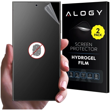 2x "MATTE" плівка для Samsung Galaxy S24 Ultra Hydrogel Alogy HydroSkin Matte Pro™ екран для чохла "FINGERPRINT FREE"