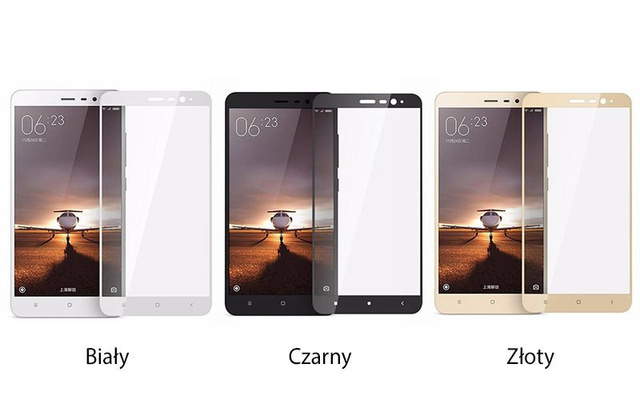 Tvrdené sklo na celú obrazovku Xiaomi Redmi Note 3/3 Pro čierne