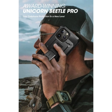 Etui Supcase Unicorn Beetle Pro für Apple iPhone 14 Pro Max Schwarz