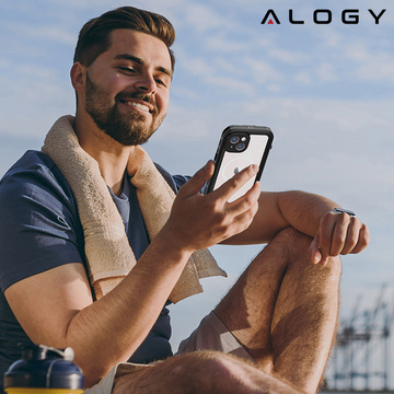 Alogy Waterproof Case IP68 Case with Clear Back 360 Armor Case для MagSafe для Apple iPhone 14