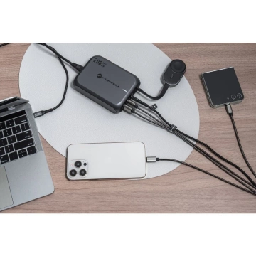 Forcell GaN III Desktop Charger 200W 3xUSB-C 2xUSB-A PD QC SFC
