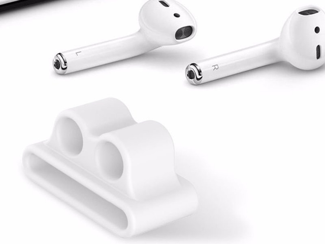 Silikonbandhalterung für Apple Airpods Weiß