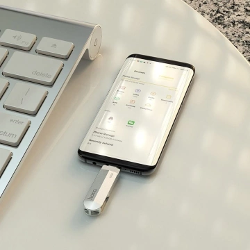 HOCO USB A Type C Pendrive UD10 64GB USB 3.0 Rotatable, Wide Compatibility