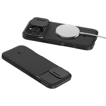 Etui Spigen Optik Armor Mag MagSafe pre Apple iPhone 16 Pro Max Black