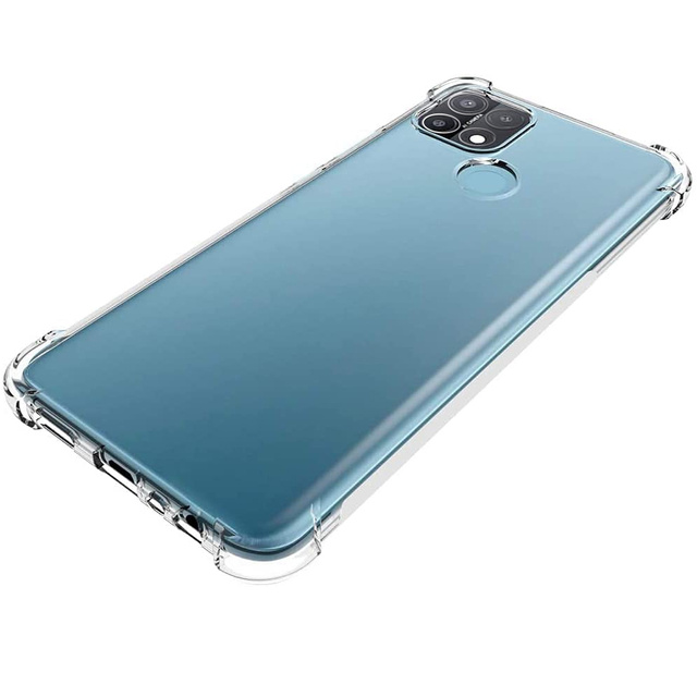 ShockProof Alogy protective armored case for Oppo A15 / A15s Transparent