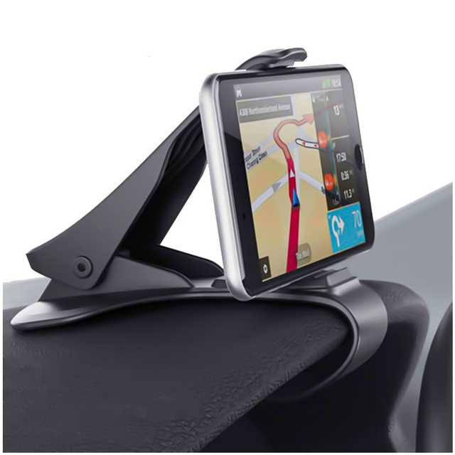 Black car holder with dashboard clip