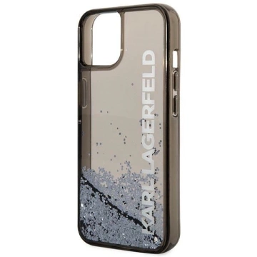 Etui Karl Lagerfeld KLHCP14MLCKVK na iPhone 14 Plus 6,7" pevné puzdro Liquid Glitter Elong
