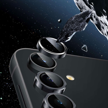 Glass for Samsung Galaxy S24 Camera Cover Lens 3mk Lens Protection Pro Black Protective Cover