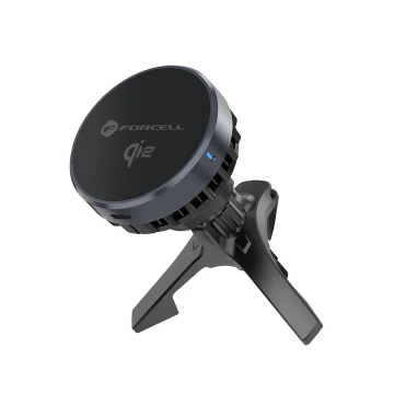 Držák do auta s indukční nabíječkou Forcell Cool Mag Qi2 MagSafe 15W