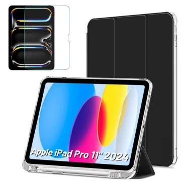 Hülle für iPhone 14 Pro Mag Safe Matt Case Cover matt Alogy Ring gepanzerte Handyhülle Schwarz