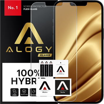 Hybridné sklo pre obrazovku Apple iPhone 14 Alogy Flexi Glass 9H Case Friendly plochá obrazovka