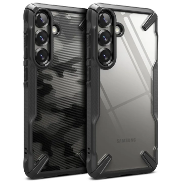Pouzdro na Samsung Galaxy S25 Plus Camo Black Ringke Fusion X