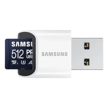 Карта пам'яті Samsung 512 ГБ microSDXC PRO Ultimate 200 МБ/с UHS-I/U3 (MB-MY512SB/WW)