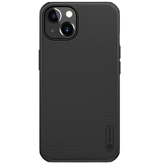 Nillkin Super Frosted Shield reinforced case cover stand iPhone 13 black