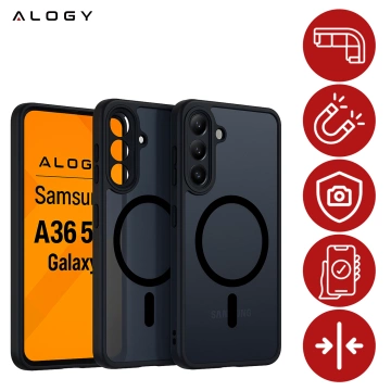 Hülle für Apple iPhone 16 Pro Max Alogy Anti-Shock Hybrid Case für MagSafe Transparent