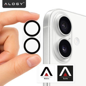 2x sklo objektívu fotoaparátu pre Apple iPhone 16 Pro / 16 Pro Max Alogy Lens Protector Pro Transparent