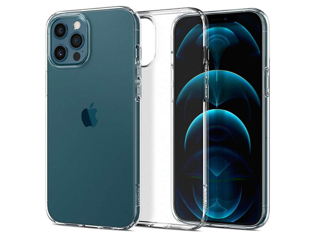 Etui Spigen Liquid Crystal do Apple iPhone 12/ 12 Pro 6.1 Crystal Clear