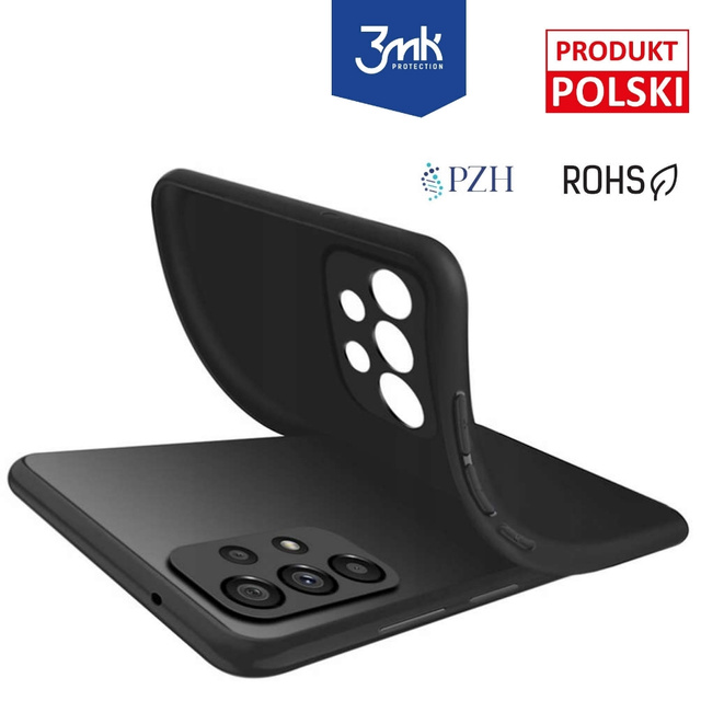 Odolné 3mk matné pouzdro pro Samsung Galaxy S22 Ultra Black