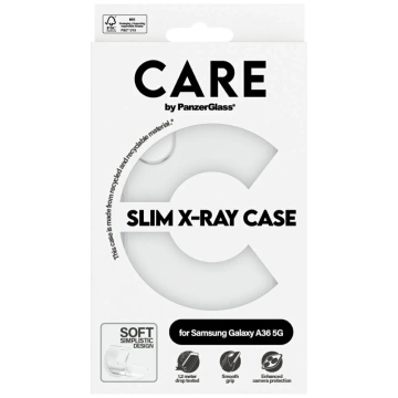 Puzdro pre Samsung Galaxy A36 5G CARE od PanzerGlass Fashion X-Ray Transparent